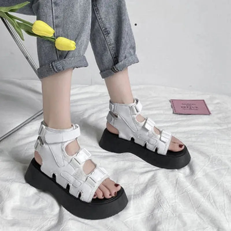 Aiertu Platform Sandals Fashion Women's Shoes Summer New Girls Sports Sexy Open Toe Beach Sandals Casual All-match Dress Shoes