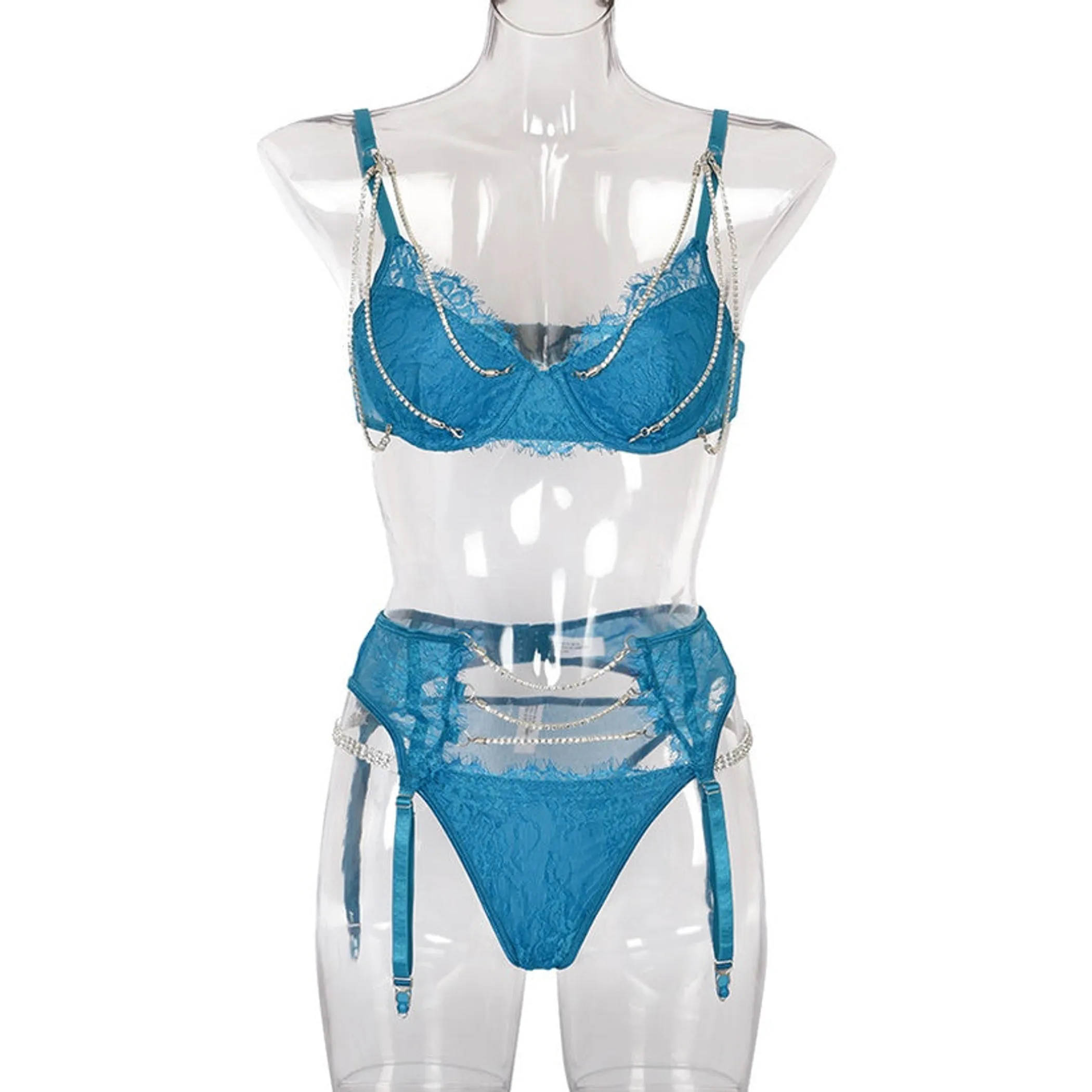 Aviana Lace Lingerie (3 Piece Set)