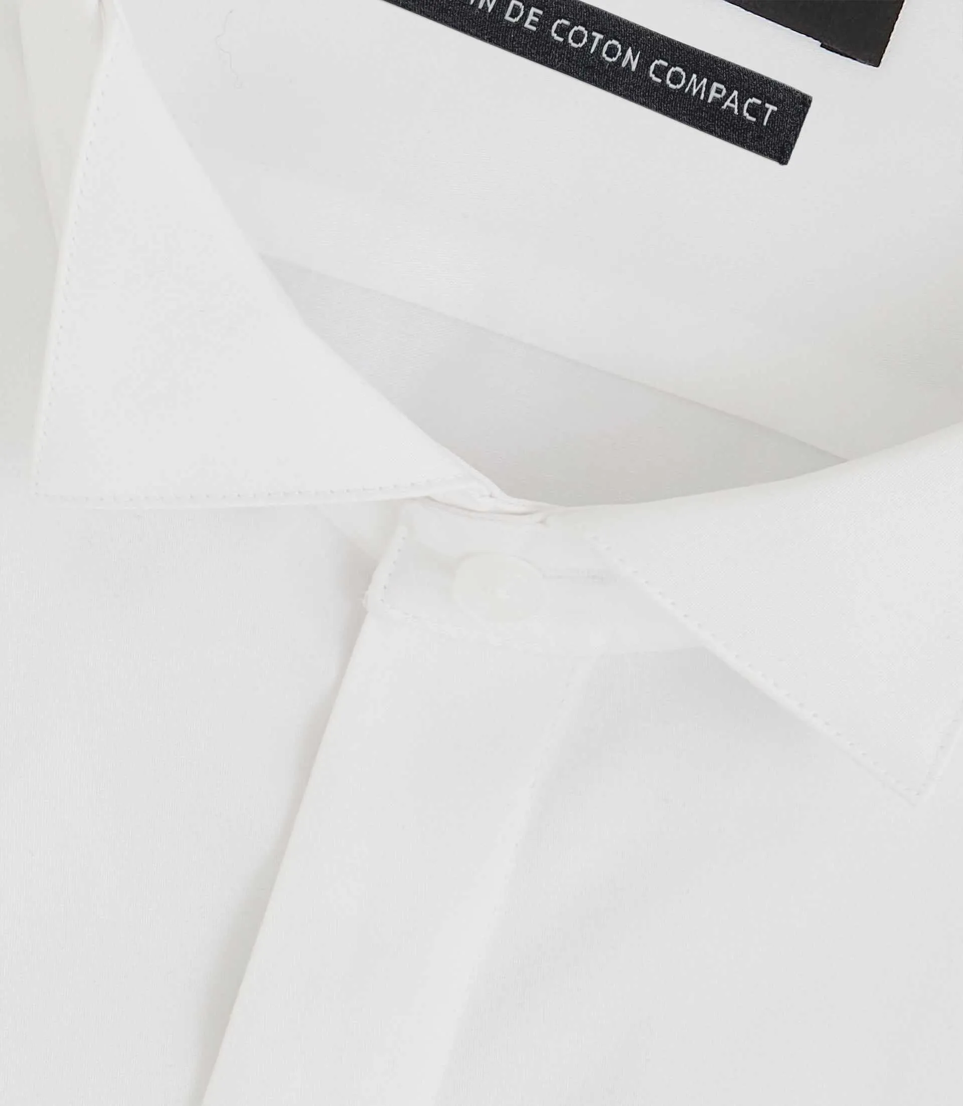 Chemise cérémonie en satin blanc METAPHOR