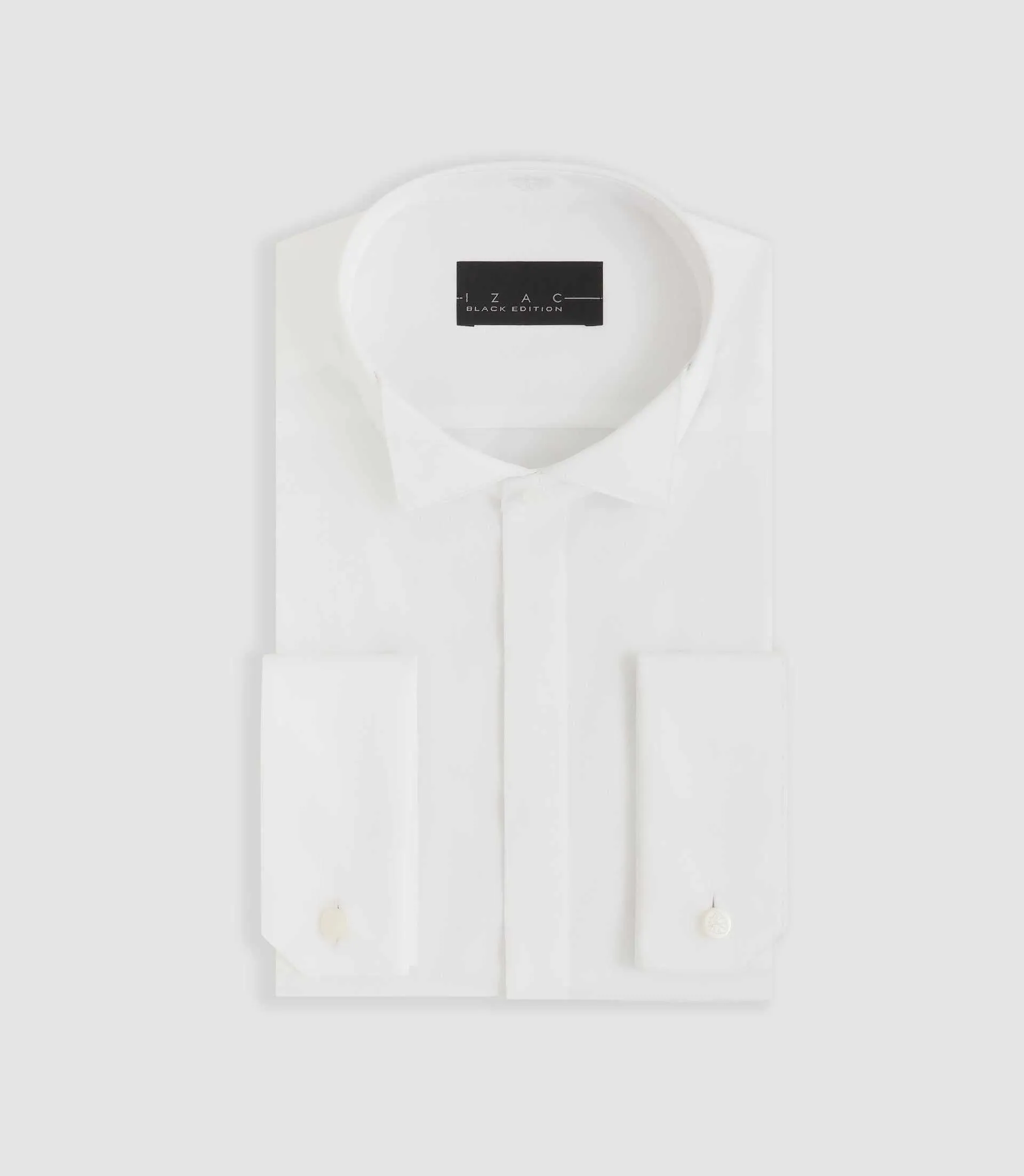 Chemise de cérémonie en satin blanc METAPHOR