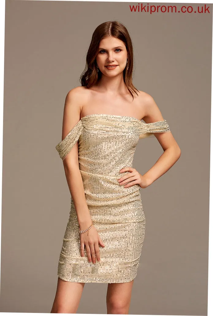 Club Dresses Sexy Sleeveless Off Bodycon Sequined Shoulder Mara the Dresses