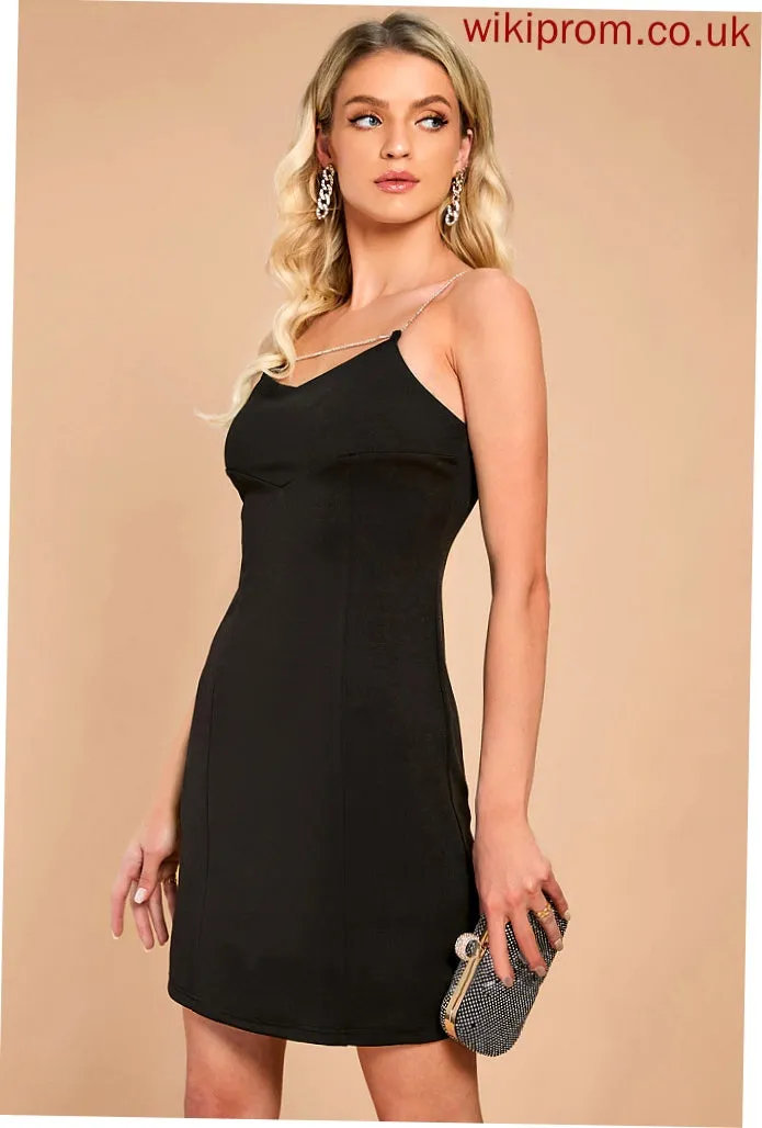 Dresses V-Neck Madilyn Sleeveless Bodycon Sexy Club Dresses Mini Cotton Blends