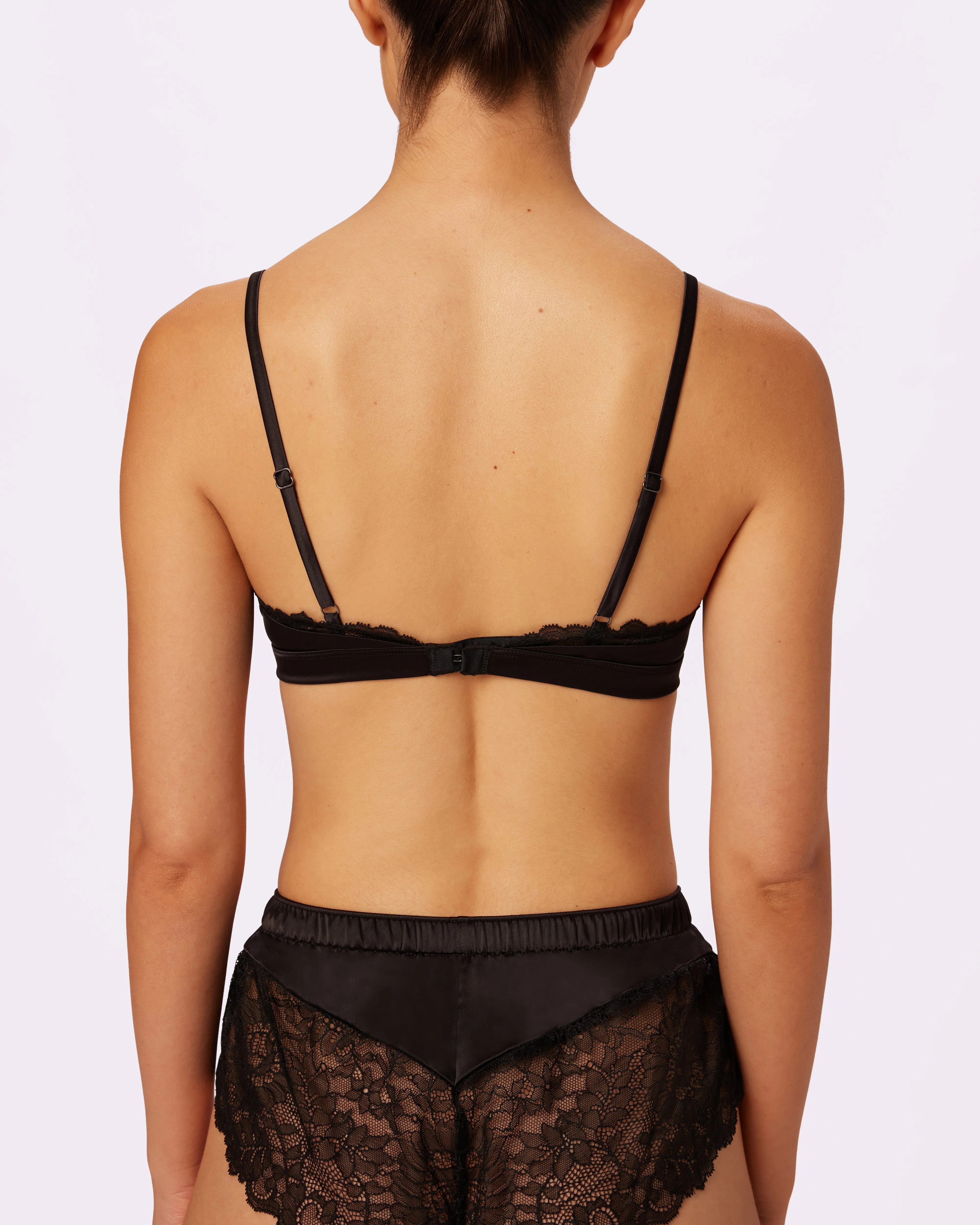 Flirty Lace Float Bralette | Glow Satin | Archive (Eightball)