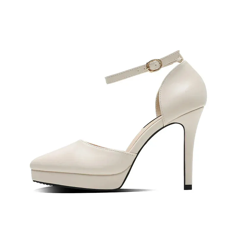 Funki Buys | Shoes | Women's Buckle Strap Formal Dress Shoes