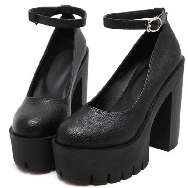 Funki Buys | Shoes | Women's Classic Mary Jane Platform Heels