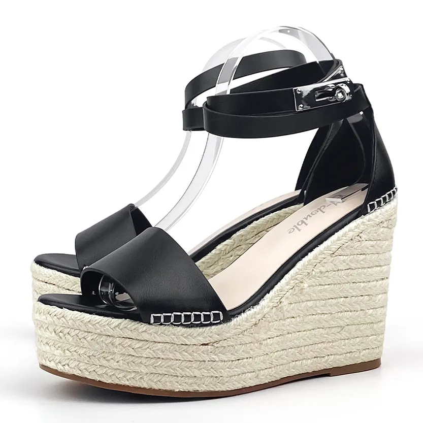 Funki Buys | Shoes | Women's Genuine Leather Wedge Sandals