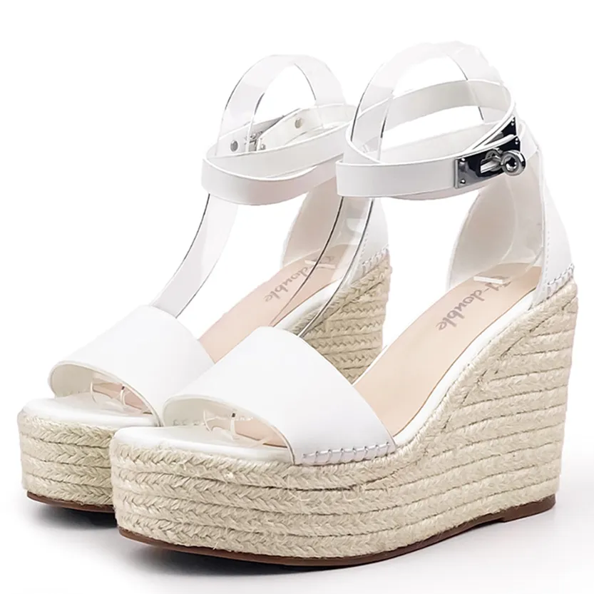 Funki Buys | Shoes | Women's Genuine Leather Wedge Sandals