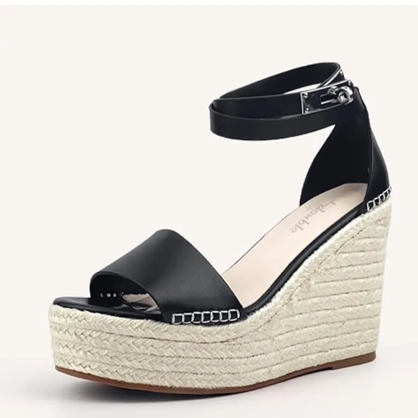 Funki Buys | Shoes | Women's Genuine Leather Wedge Sandals