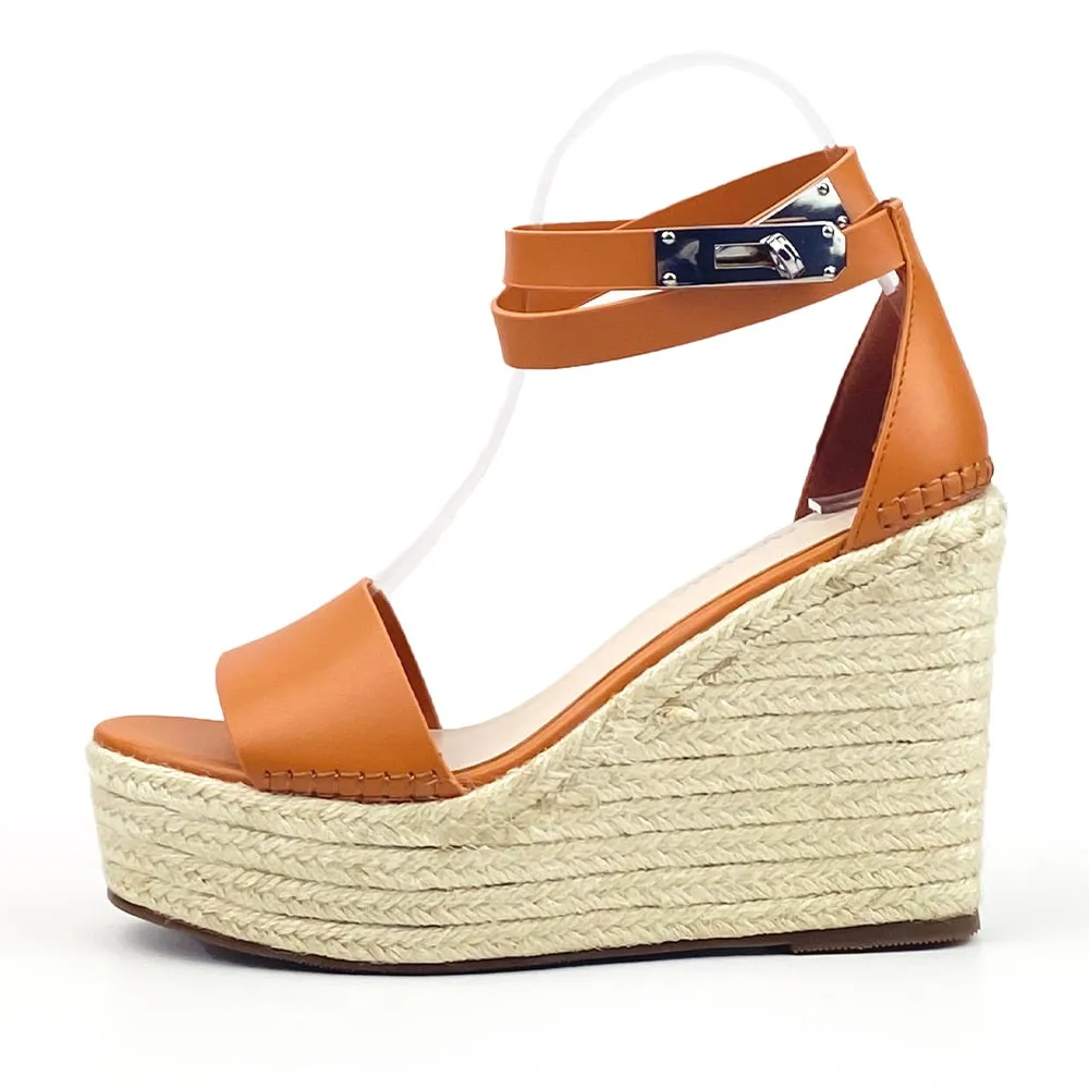 Funki Buys | Shoes | Women's Genuine Leather Wedge Sandals