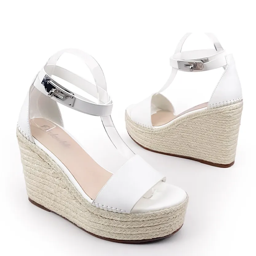 Funki Buys | Shoes | Women's Genuine Leather Wedge Sandals