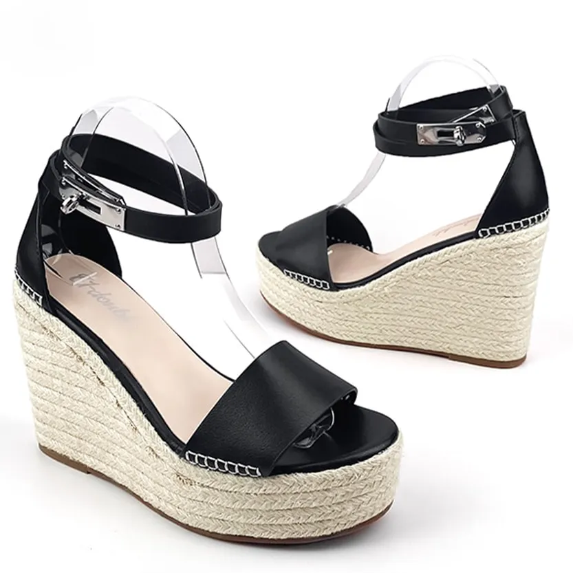 Funki Buys | Shoes | Women's Genuine Leather Wedge Sandals