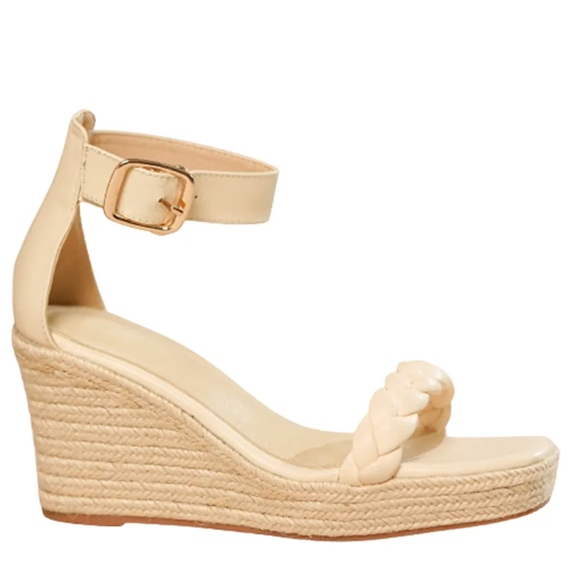 Funki Buys | Shoes | Women's Hemp Leather Wedge Sandals