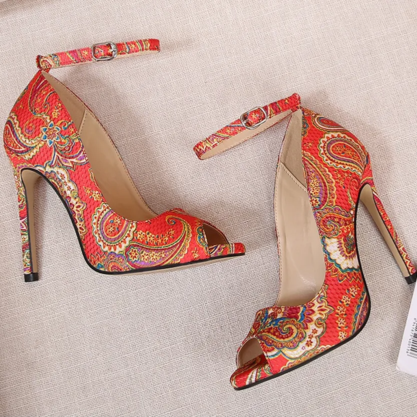 Funki Buys | Shoes | Women's High Heel Paisley Pumps