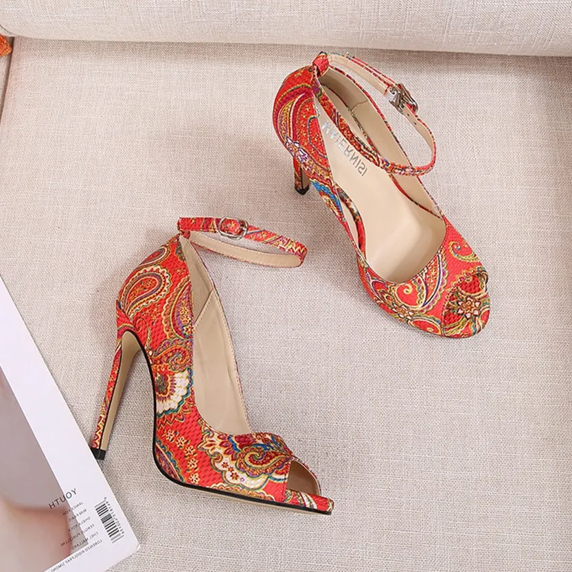 Funki Buys | Shoes | Women's High Heel Paisley Pumps