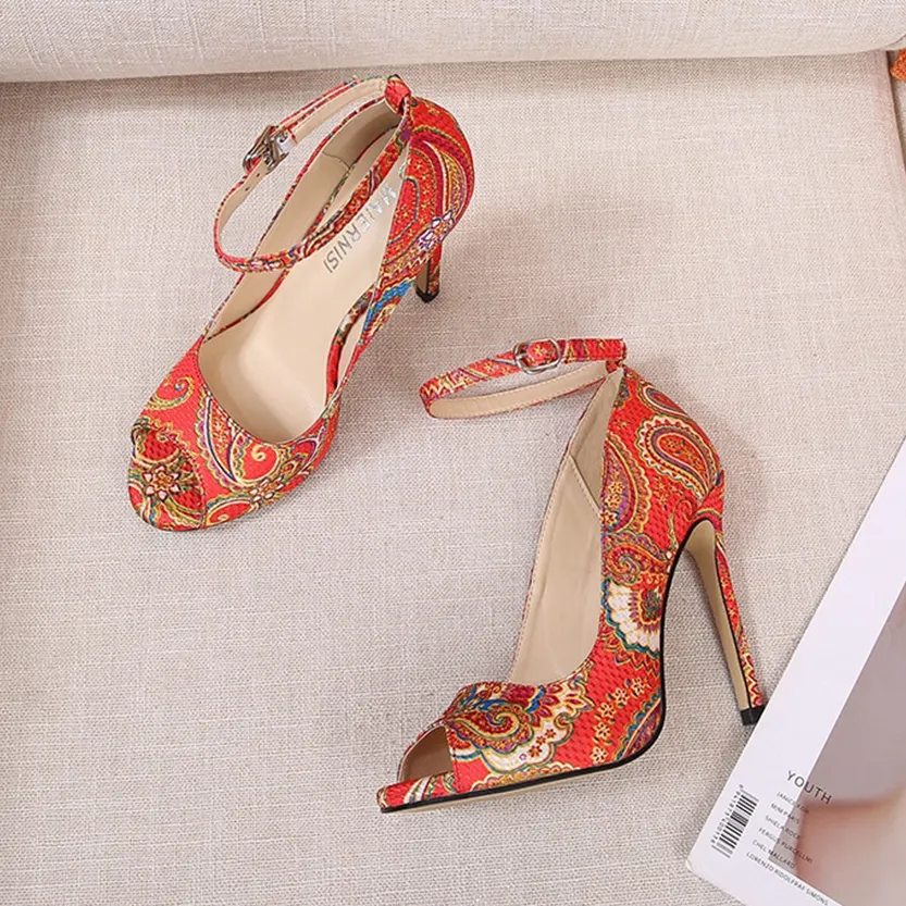 Funki Buys | Shoes | Women's High Heel Paisley Pumps