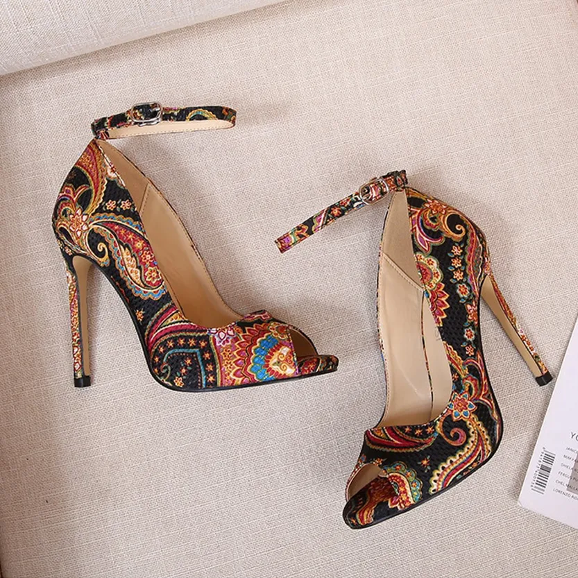 Funki Buys | Shoes | Women's High Heel Paisley Pumps