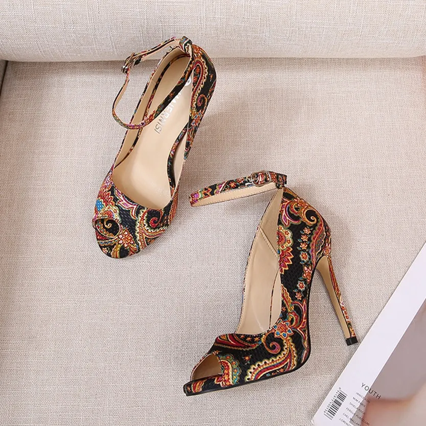 Funki Buys | Shoes | Women's High Heel Paisley Pumps