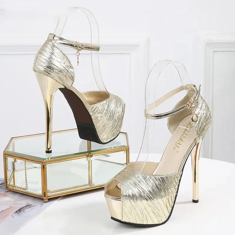 Funki Buys | Shoes | Women's Super High Bling Party Platforms