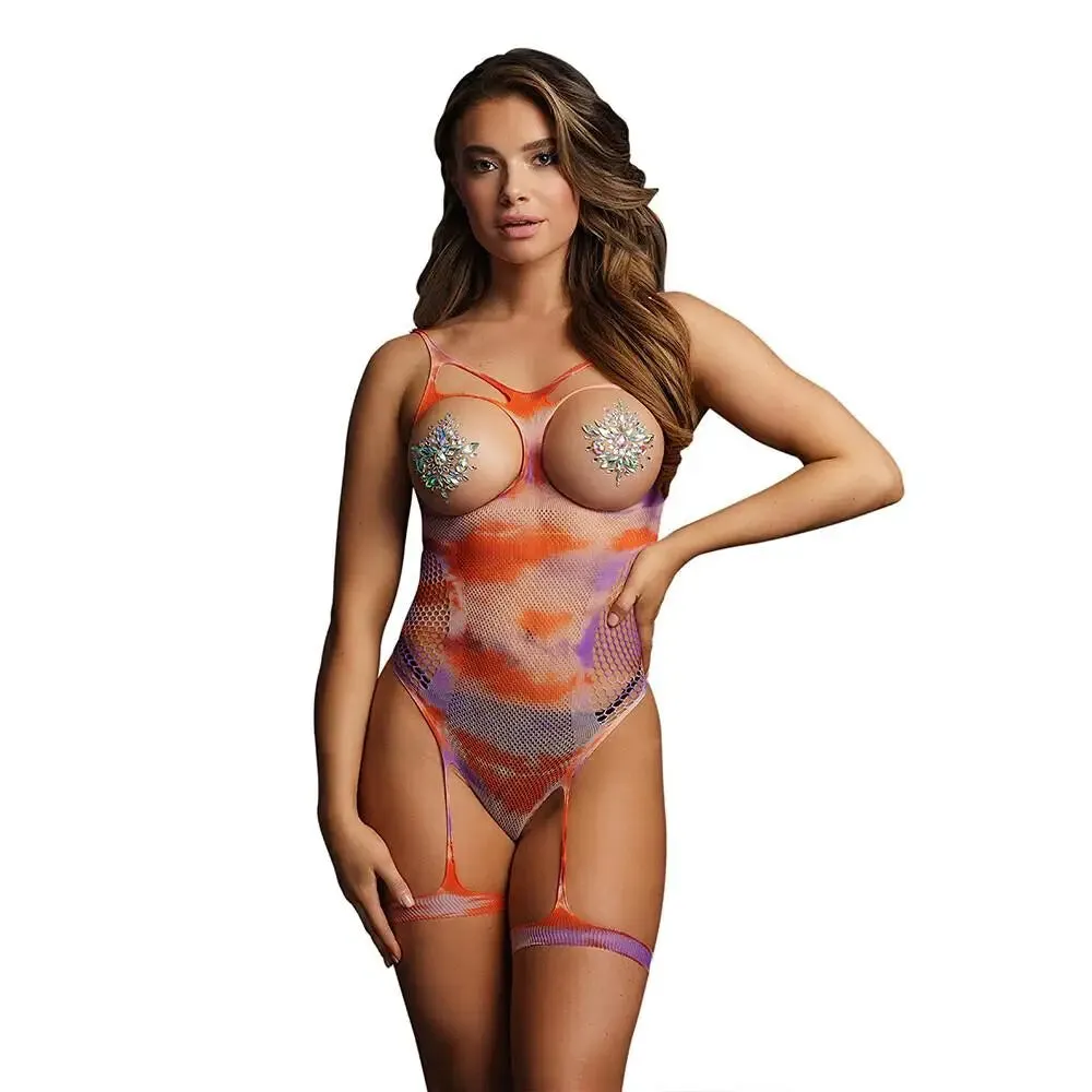 Le Desir Bliss Open Cup Tie Dye Strappy Teddy Uk 6 to 14