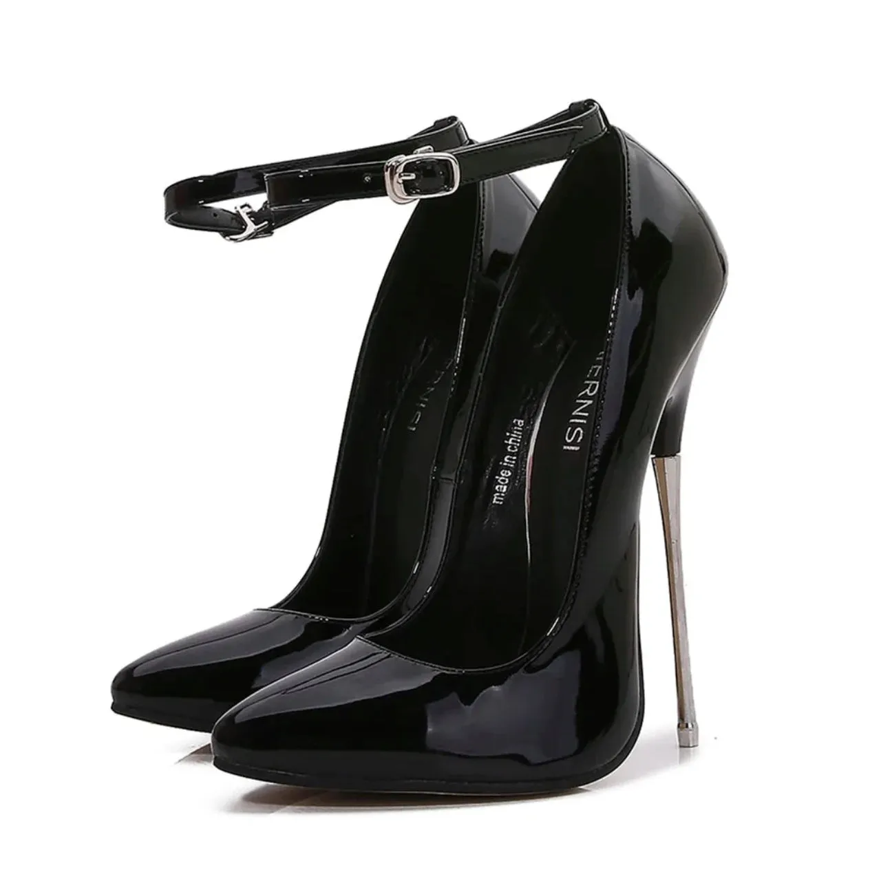 Merendy Erregina Super High Heels Stilettos Ankle Strap Pumps