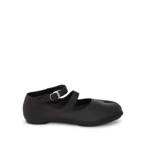 Tabi Double Strap Ballerina Shoes in Black