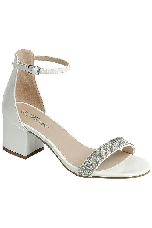 White Sparkle Sandal